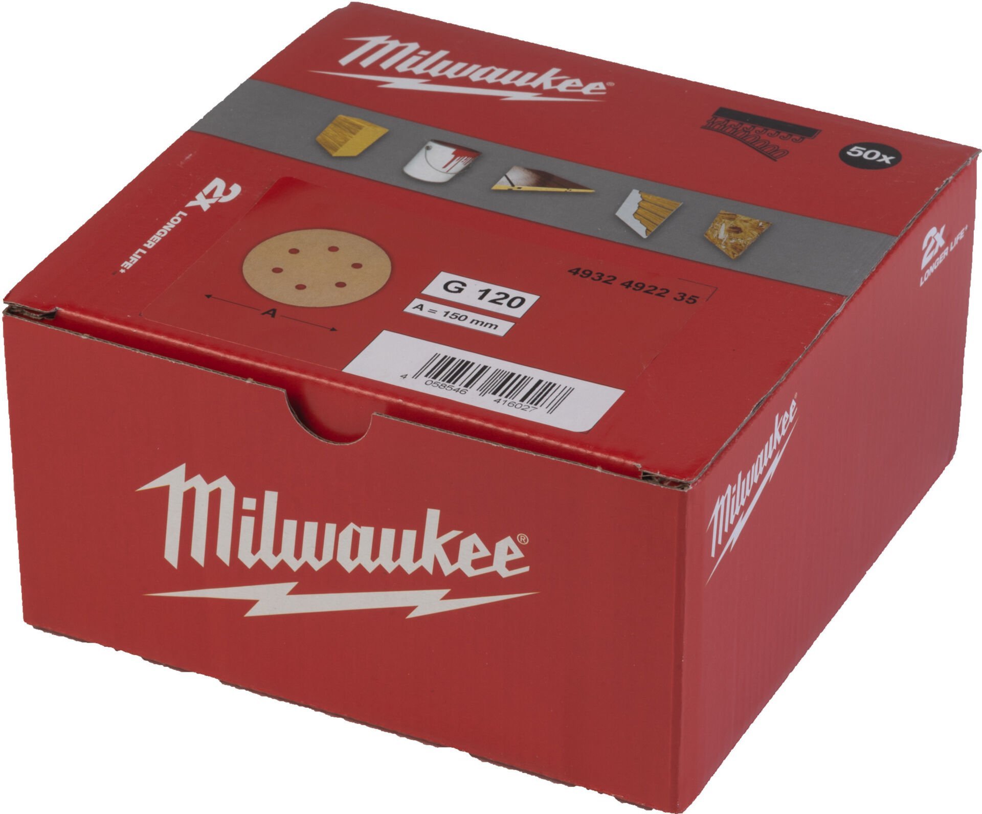 Milwaukee ZIMPARA DİSKİ HP 150/6 HL - 120 KUM
