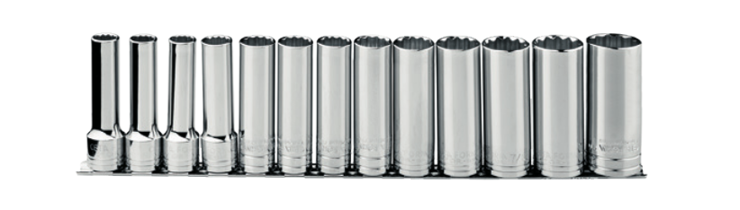 Ceta Form C14A-RB13 13 Parça 3/8'' 12 Köşe (Yıldız) Lokma Anahtar Takımı - SAE