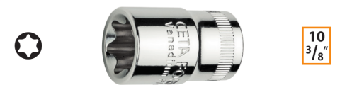 Ceta Form C16-16 3/8'' Dış TORX Lokma Anahtar - E16