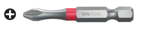Ceta Form CB/492TC 1/4'' Yıldız Bits Uç (Renk Kodlu) - PH2x50 mm