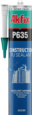Akfix AA113 P635 Yapı İnşaat PU Mastik 310 ml Siyah