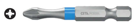 Ceta Form CB/591TC 1/4'' Pozidriv Bits Uç (Renk Kodlu) - PZ1x50 mm