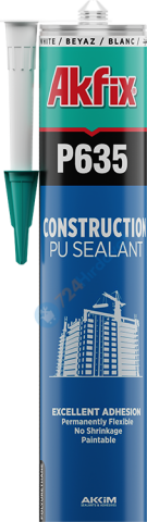 Akfix AA116.1 P635 Yapı İnşaat PU Mastik 310 ml Antrasit Gri
