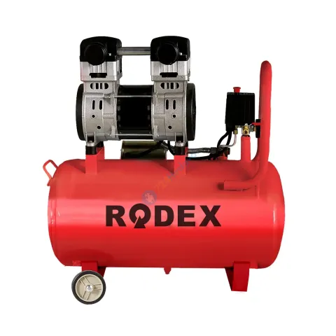 RODEX RDX7204 ELEKTRİKLİ SESSİZ HAVA KOMPRESÖRÜ 50L 1100W