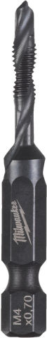 Milwaukee 1/4in HSS-G Metal KILAVUZ MATKAP UCU M4x52mm-1pc