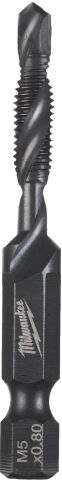 Milwaukee 1/4in HSS-G Metal KILAVUZ MATKAP UCU M5x57mm-1pc