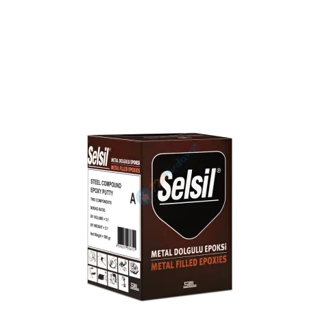 Selsil Metal Dolgulu Çelik Epoksi Macun 500 Gr (A)