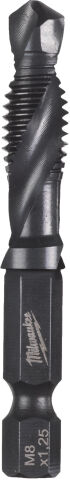 Milwaukee 1/4in HSS-G Metal KILAVUZ MATKAP UCU M8x57mm-1pc
