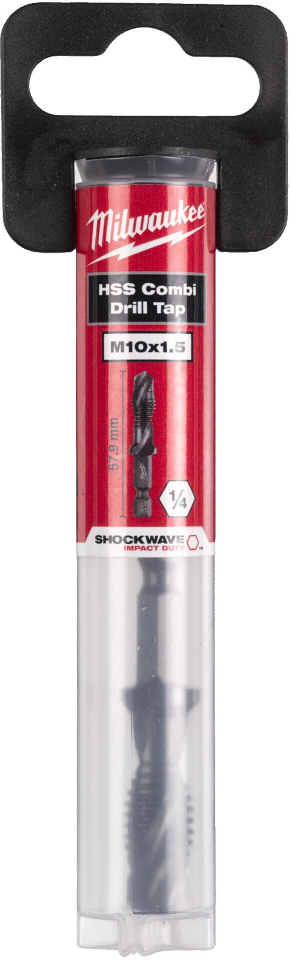 Milwaukee 1/4in HSS-G Metal KILAVUZ MATKAP UCU M10x58mm-1pc
