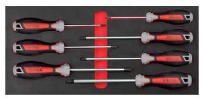 Ceta Form F99-E0706 7 Parça C-PLUS Delikli TORX Tornavida Takımı (EVA'lı)
