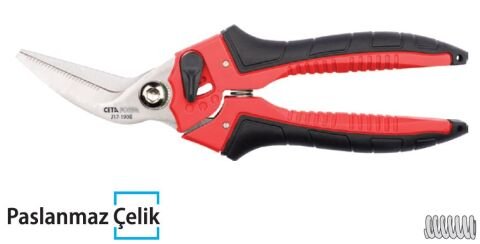 Ceta Form J17-190B Çok Amaçlı Makas- 190 mm (Eğri)
