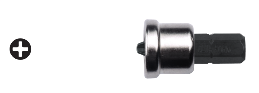 Ceta Form CB/252DB Şapkalı Yıldız Bits Uç (Alçıpan için) -PH2x25 mm