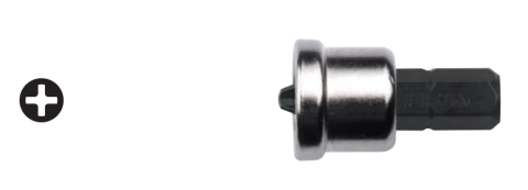 Ceta Form CB/252DB Şapkalı Yıldız Bits Uç (Alçıpan için) -PH2x25 mm