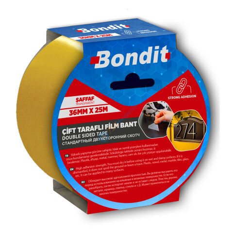 BONDİT BNS4825 ÇİFT TARAFLI FİLM BANT 48 MM 25 MT