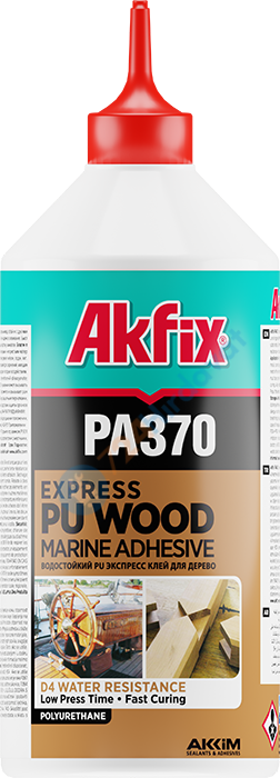 Akfix GA370 PA370 PU Ekspres Ahşap Deniz Tutkalı 500 gr