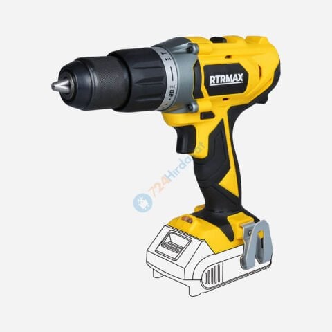 RTRMAX RTX1820B Akülü Darbeli̇ Matkap 50 Nm *Aküsüz* Rtrmax X-Lion
