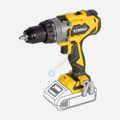 RTRMAX RTX3020B Akülü Darbeli̇ Matkap Kömürsüz 150Nm *Aküsüz* Rtrmax X-Lion