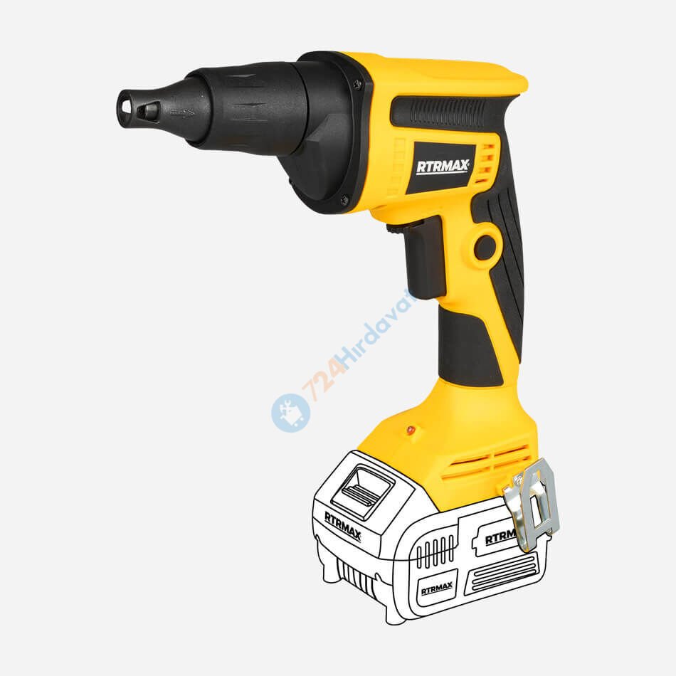 RTRMAX RTX2026B Akülü Alçipan Vi̇dalama Kömürsüz 6 Mm *Aküsüz* Rtrmax X-Lion