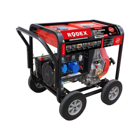 RODEX RDX90600DE JENERATÖR 6 KW / 6 KVA MARŞLI RODEX