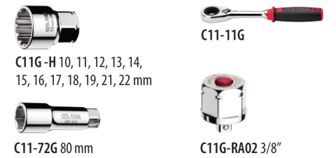 Ceta Form C10-15PG1 15 Parça Multi-Fix Lokma Takımı