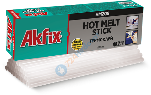 Akfix GA120 Mum Silikon Yapıştırıcı – 8 mm x 300 mm (1 kg Kutulu)