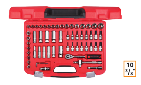 Ceta Form C10-60PH2 60 Parça 3/8'' 6 Köşe Lokma Takımı