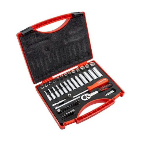 İzeltaş 1/4'' Altı Köşe Lokma Anahtar Ve Bits Set 48 Parça