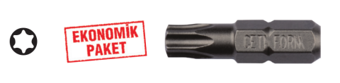 Ceta Form CB/811B 1/4'' TORX Bits Uç (50'li Pakette) - T30 x 25 mm