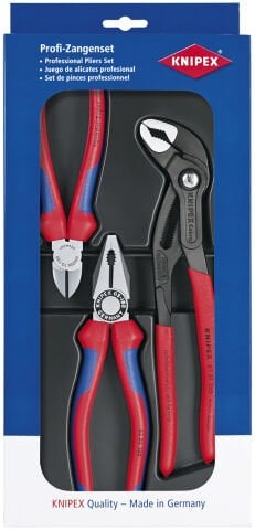 Knipex 00 20 09 V01 Kombine Pense Yan Keski Fort Pense Seti