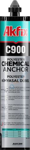 Akfix C900 CA030 Kimyasal Dübel – 300 ml