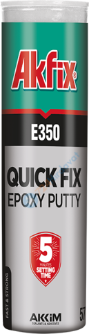 Akfix E350 EA105 Macun Epoksi Çelik Yapıştırıcı – 57 gr
