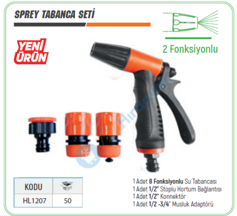 HERLY HL1207 SPREY TABANCA SETİ