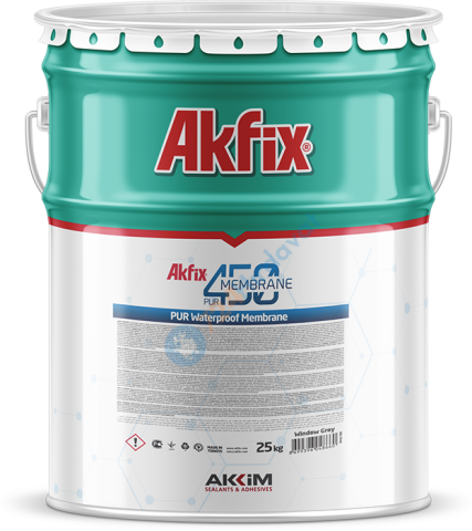 Akfix PUR450  WMB452502 Poliüretan Su Yalıtım Membranı – 25 kg