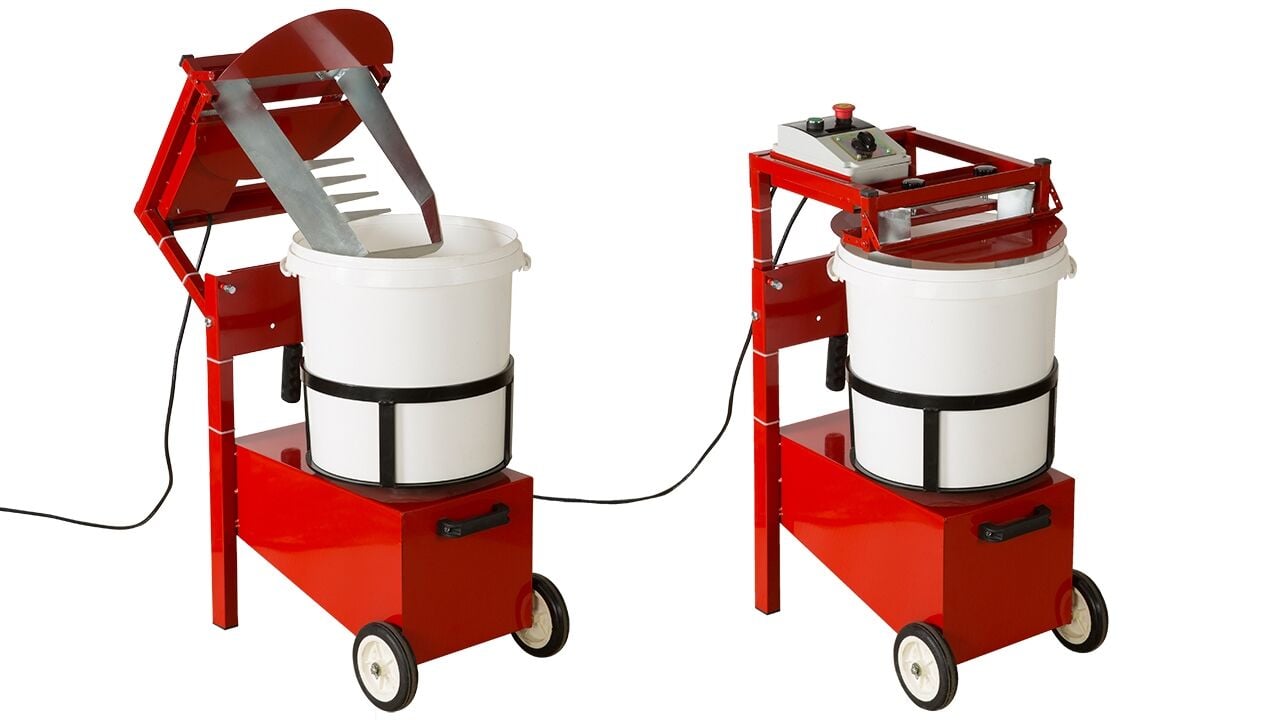 Kristal Motorlu Harç Karıştırıcı 33481 (550 Watt, 2 ad. 30lt. Kovalı)