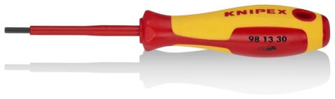 Knipex 98 13 30 3x75mm VDE İzoleli Allen Uçlu Anahtar Tornavida