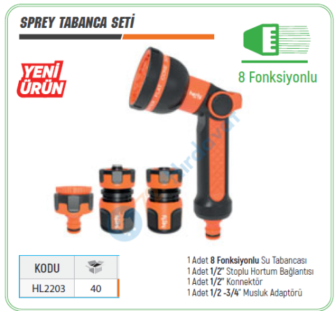 HERLY HL2203 SPREY TABANCA SETİ