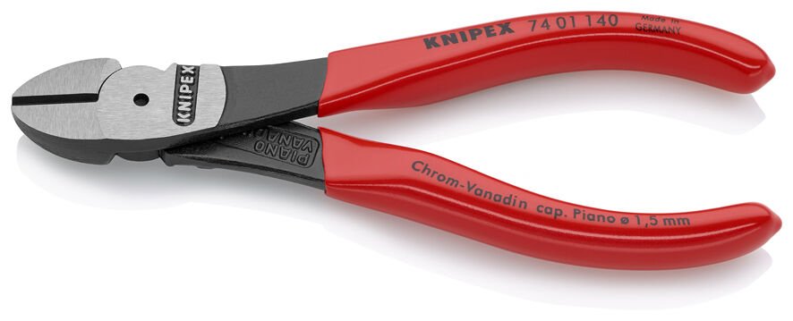 Knipex 74 01 140 Ağır Hizmet Yan Keski