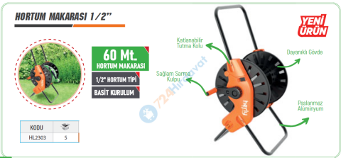 HERLY HL2303 TAŞINABİLİR HORTUM MAKARASI