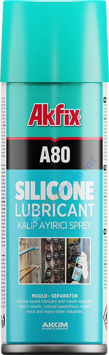 Akfix A80 YA140 Kalıp Ayırıcı ve Yağlayıcı Silikon Sprey 400 ml