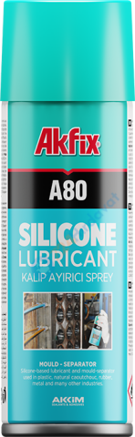 Akfix A80 YA140 Kalıp Ayırıcı ve Yağlayıcı Silikon Sprey 400 ml