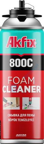 Akfix 800C XA050 PU Köpük ve Köpük Tabancası Temizleyici Sprey 500 ml