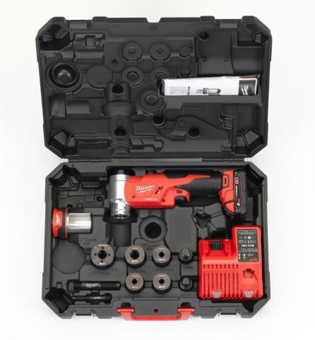 Milwaukee M18 HKP-201CA AKÜLÜ HİDROLİK PANÇ + 5PC PANÇ SET
