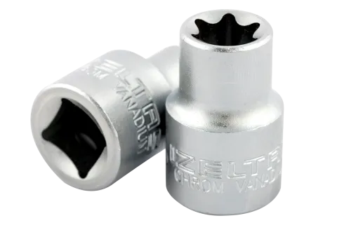 İzeltaş 3/8'' Star (Torx) Lokma Anahtar E-6