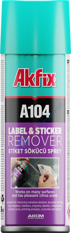 Akfix A104 YAC104 Etiket Sökücü Sprey 200 ml