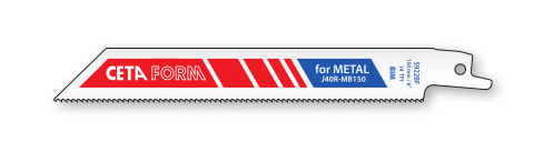 Ceta Form J40R-MB150 Tilki Kuyruğu Bıçağı (Metal için) - 5'li Paket