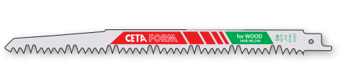 Ceta Form J40R-WL240 Tilki Kuyruğu Bıçağı (Ahşap için) - 5’li Paket