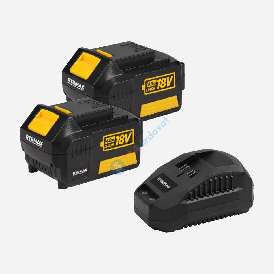 RTRMAX SET016 4.0 Ah Akü Seti̇-2 Ad Rtx1804-Rtx1808