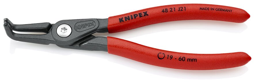 Knipex 48 21 J21 Ağır Hizmet Eğri İç Segman Pensi