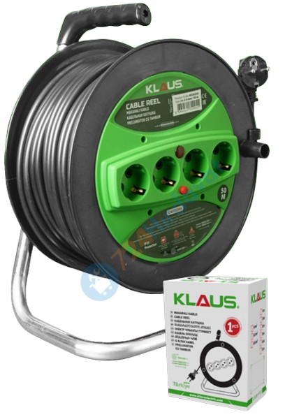 KLAUS KE30235 MAKARALI KABLO AÇIK TİP 35 MT 3x1,5 MM