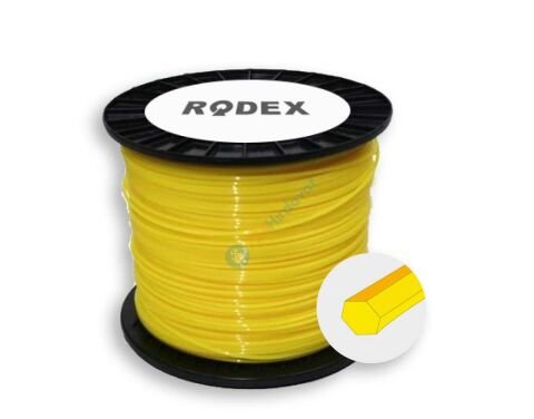RODEX TIRPAN MİSİNASI SARI ALTIGEN 3.0MMX1080M BOBİN (1)